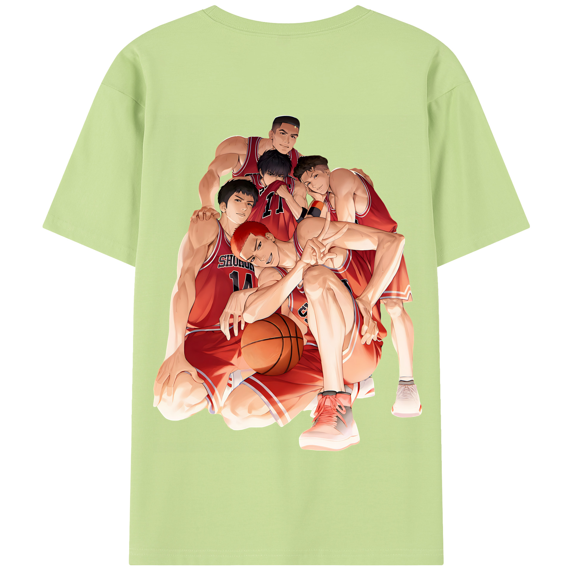 （画像用） SLAM DUNK／スラムダンク 綿100％半袖Tシャツ（背面プリント）